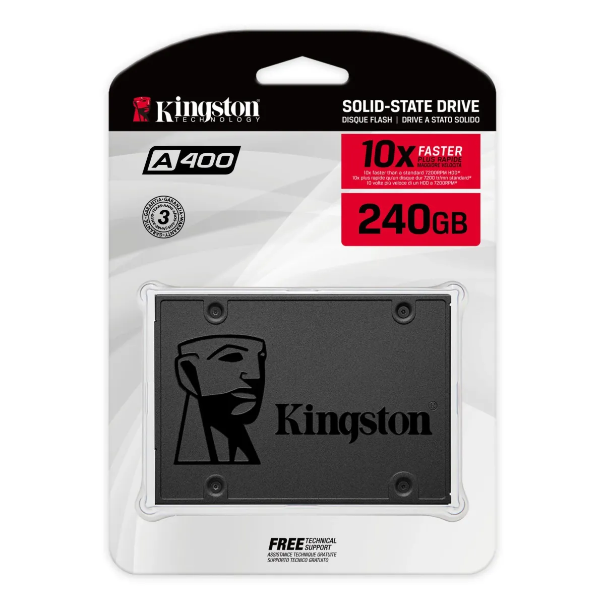 Lắp Đặt SSD 240GB KINGSTON SA400 Chính Hãng