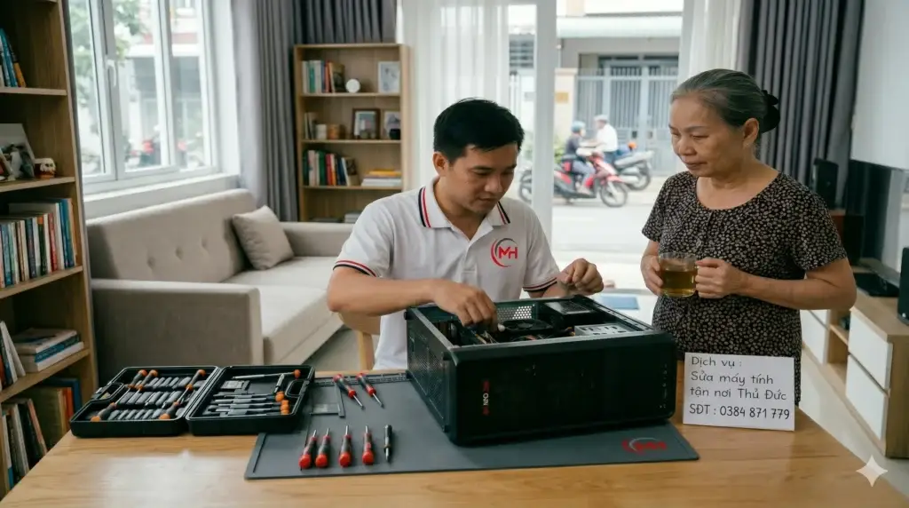 sửa máy tính tận nơi thủ đức