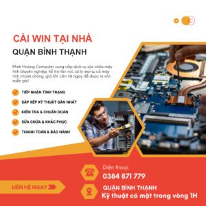 cài win tại nhà Bình Thạnh