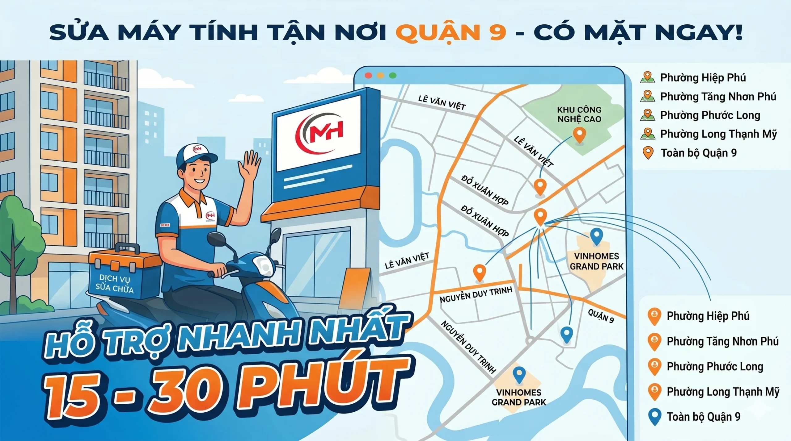 Sửa Máy Tính Tận Nơi Quận 9: Uy Tín, Nhanh Chóng, Giá Rẻ 1 sửa máy tính tận nơi quận 9