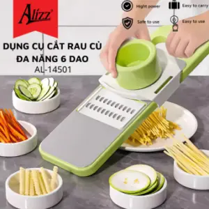 dụng cụ cắt rau củ đa năng 6 dao alizz al 14501