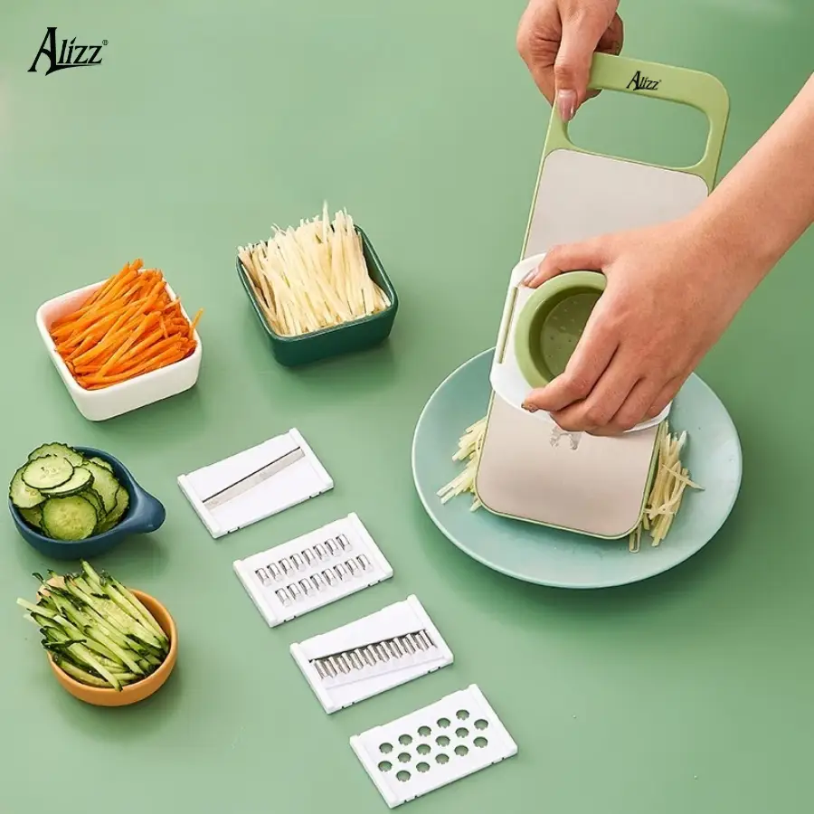 dụng cụ cắt rau củ đa năng 6 dao alizz al 14501