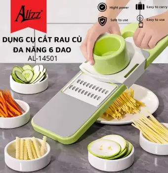 dụng cụ cắt rau củ đa năng 6 dao alizz al 14501