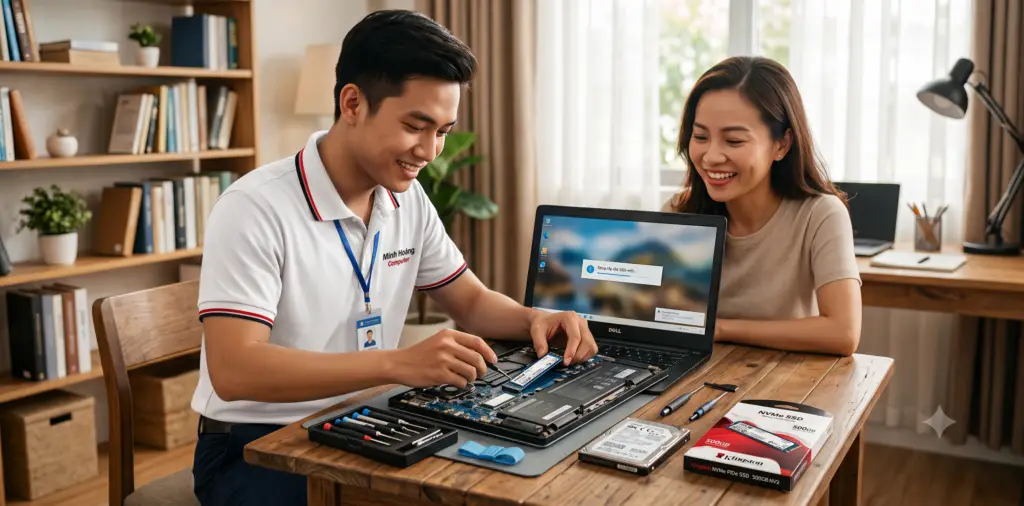 gia thay o cung ssd tai nha