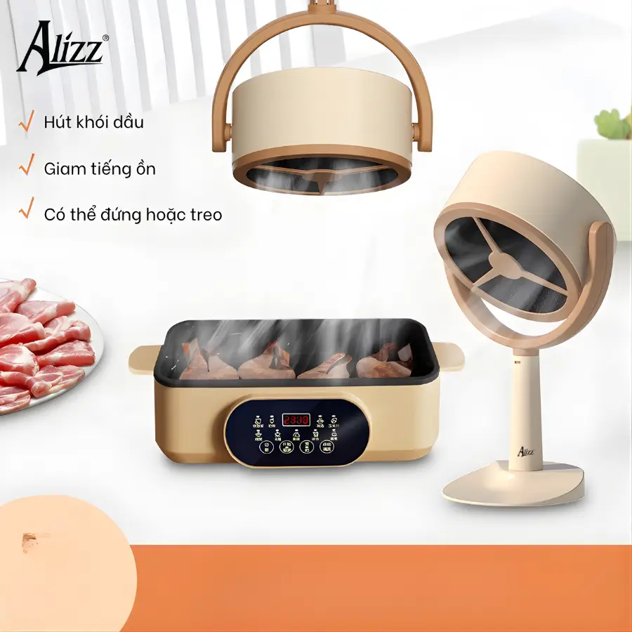 máy hút mùi Để bàn mini alizz 14837